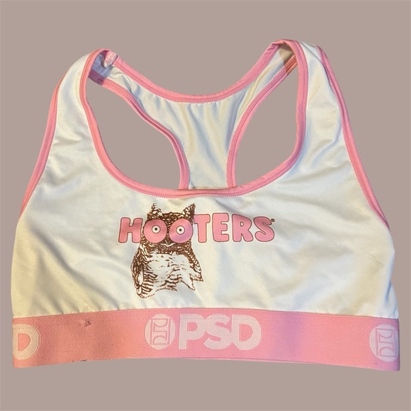 PSD Pink and White Owl Sports Bra - Picture 1 of 5